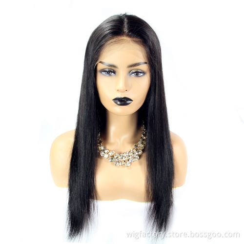 4*4 Kinky Straight Curly Full Lace Human Hair Wig,Lace Closure Wigs,PrePlucked Remy Women Wigs Human Hair